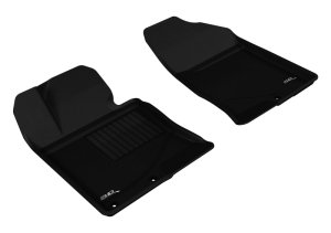 Kia Optima Floor Mats - Front - 3D MAXpider - KAGU - Black - `11-`15 Kia Optima Floor Mats - Front - 3D MAXpider - KAGU - Black - `11-`15